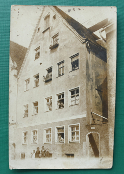 AK Augsburg / 1912 / Foto Karte / Wohnhaus Nr. A 225 / Architektur